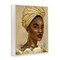 Stupell Industries Exhilarating Golden Beauty Portrait Framed Giclee By Marcus Prime